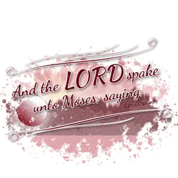 Leviticus 20:1 – And the LORD spake unto Moses, saying,