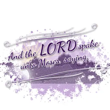 Numbers 3:44 – And the LORD spake unto Moses, saying,