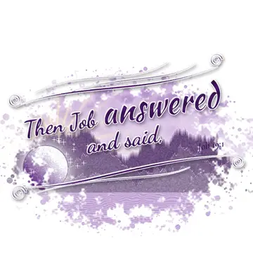 Job 19:1 – Then Job answered and said,