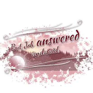 Job 6:1 – But Job answered and said,