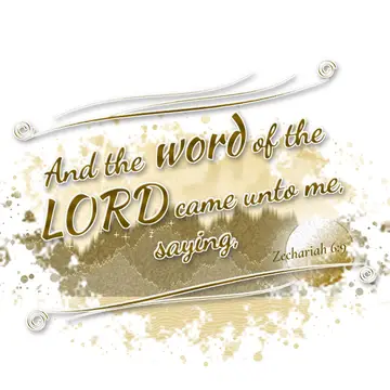 Zechariah 6:9 – And the word of the LORD came unto me, saying,